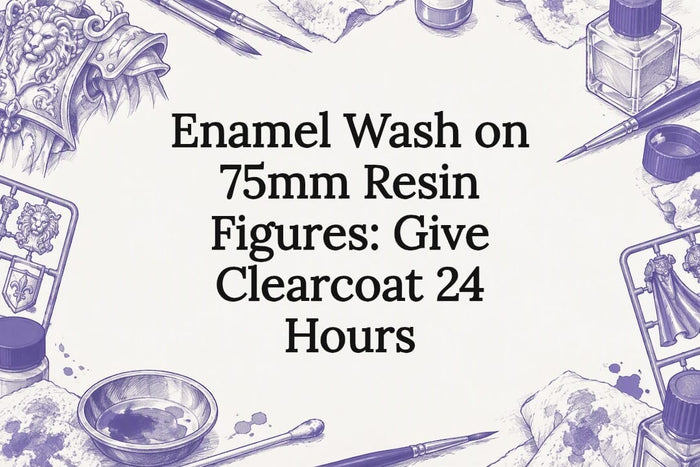 Hand-drawn resin painting tools frame the title