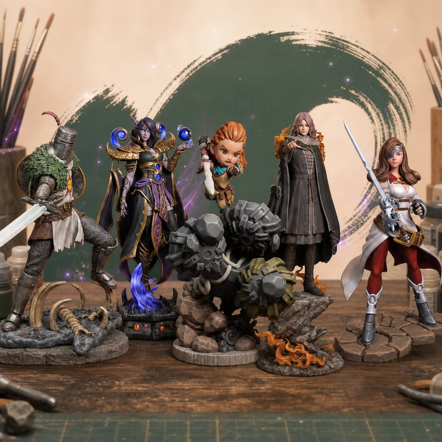 Gaming Resin Figure Kits