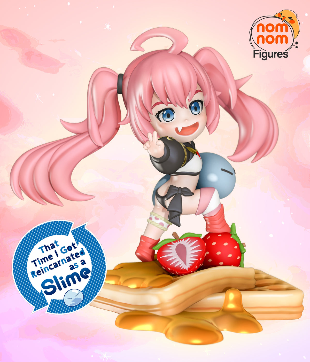 Fully painted sample of Demon Lord Milim from That Time I Got Re-incarnated as a Slime by Nomnom, showing the intended final look.