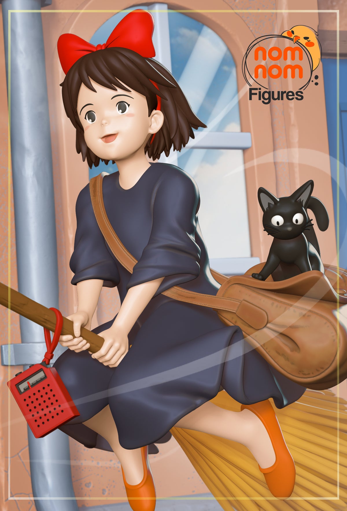 Fully painted sample of Friendly Young Witch from Witch's Delivery Adventure by Nomnom, showing intended final look for display reference.