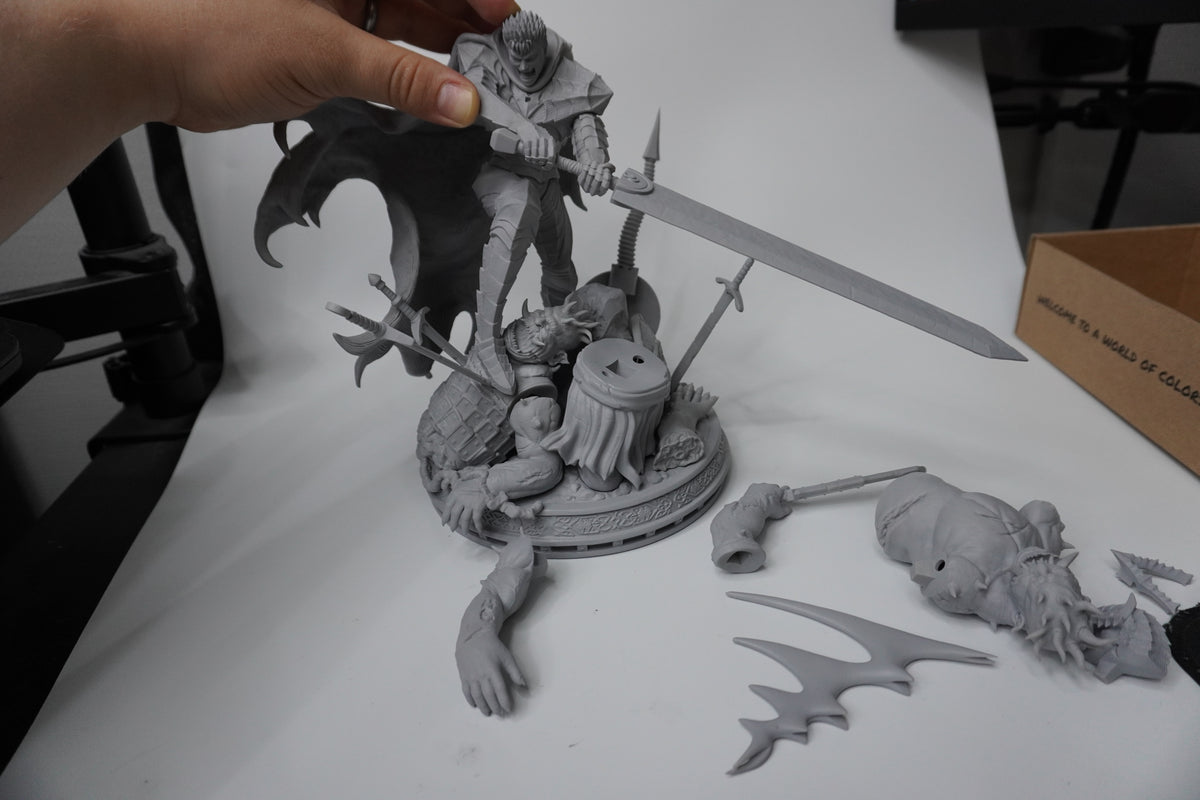Grit - Fury Unleashed (Gold) | Figurine Modelled by Nomnom Figures - 16k resolution