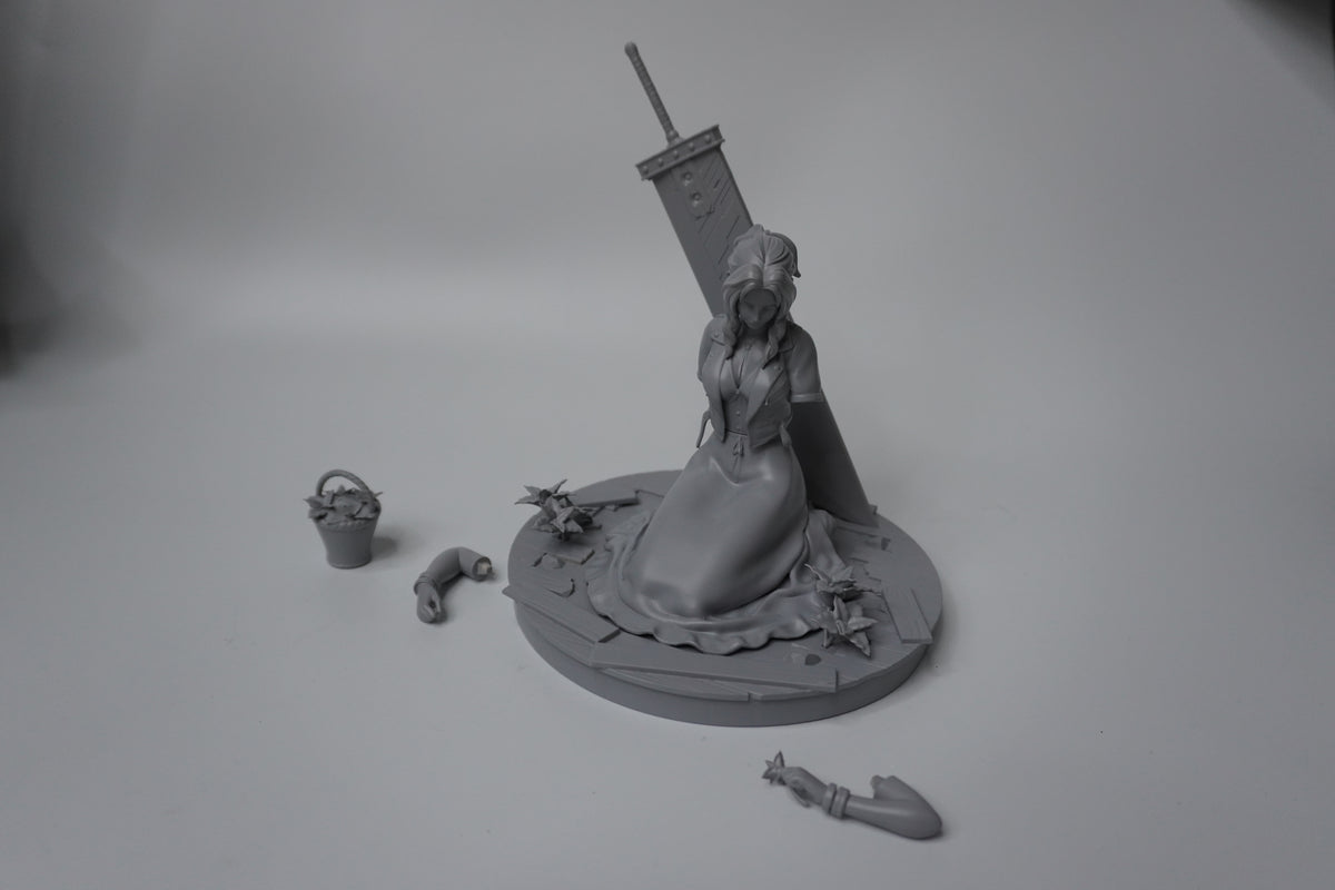 Aerith - Final Fable (Gold) | Figurine Modelled by Nomnom Figures - 16k resolution