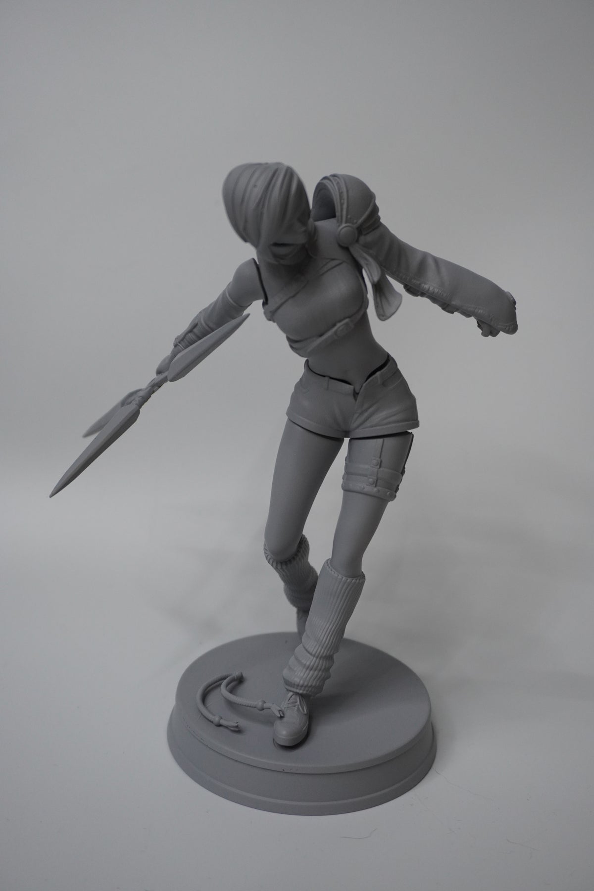 Yuffie Kisaragi - Final Fable (Gold) | Figurine Modelled by Nomnom Figures - 16k resolution