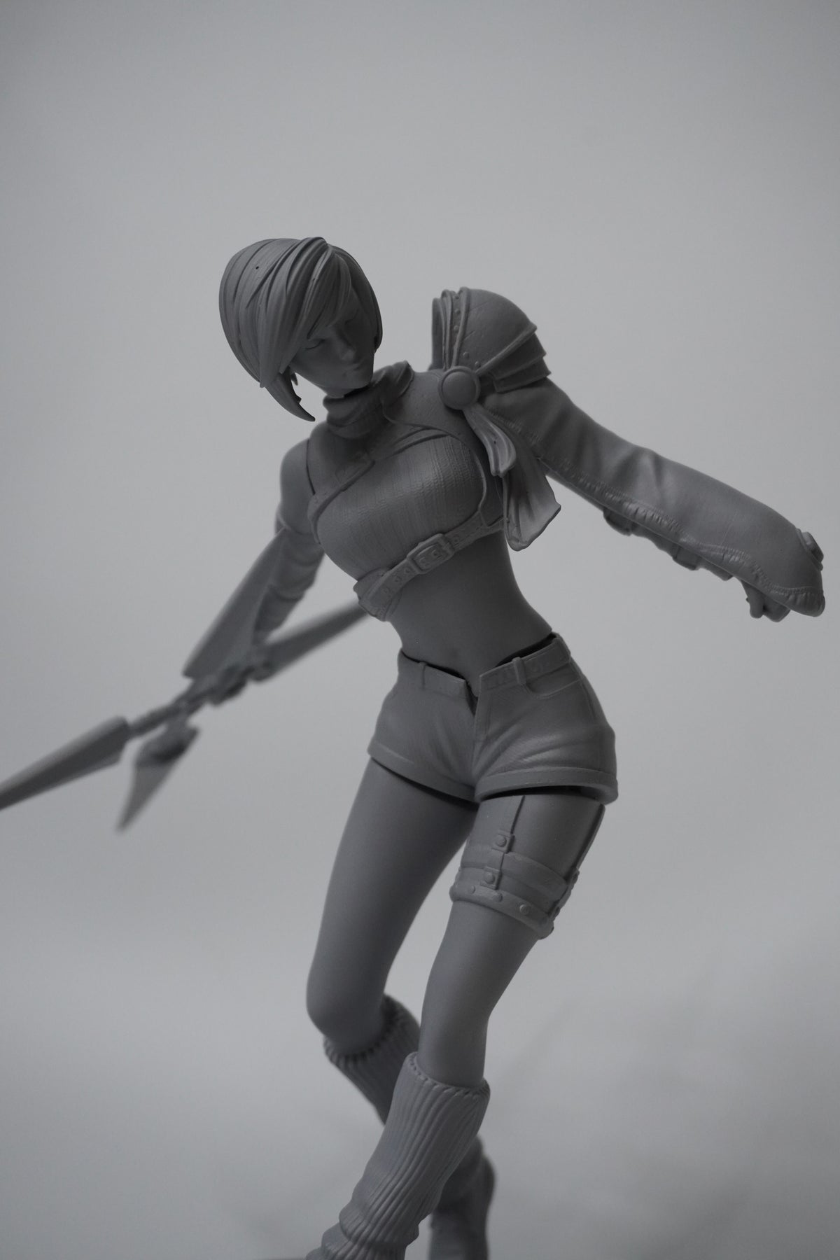 Yuffie Kisaragi - Final Fable (Gold) | Figurine Modelled by Nomnom Figures - 16k resolution