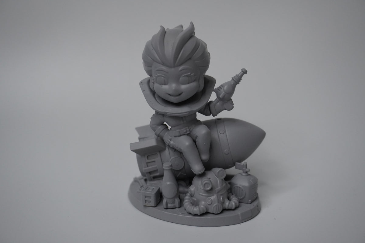 Atomic Cola Girl - Wasteland Saga 4 (Gold) | Chibi Modelled by Nomnom Figures - 16k resolution