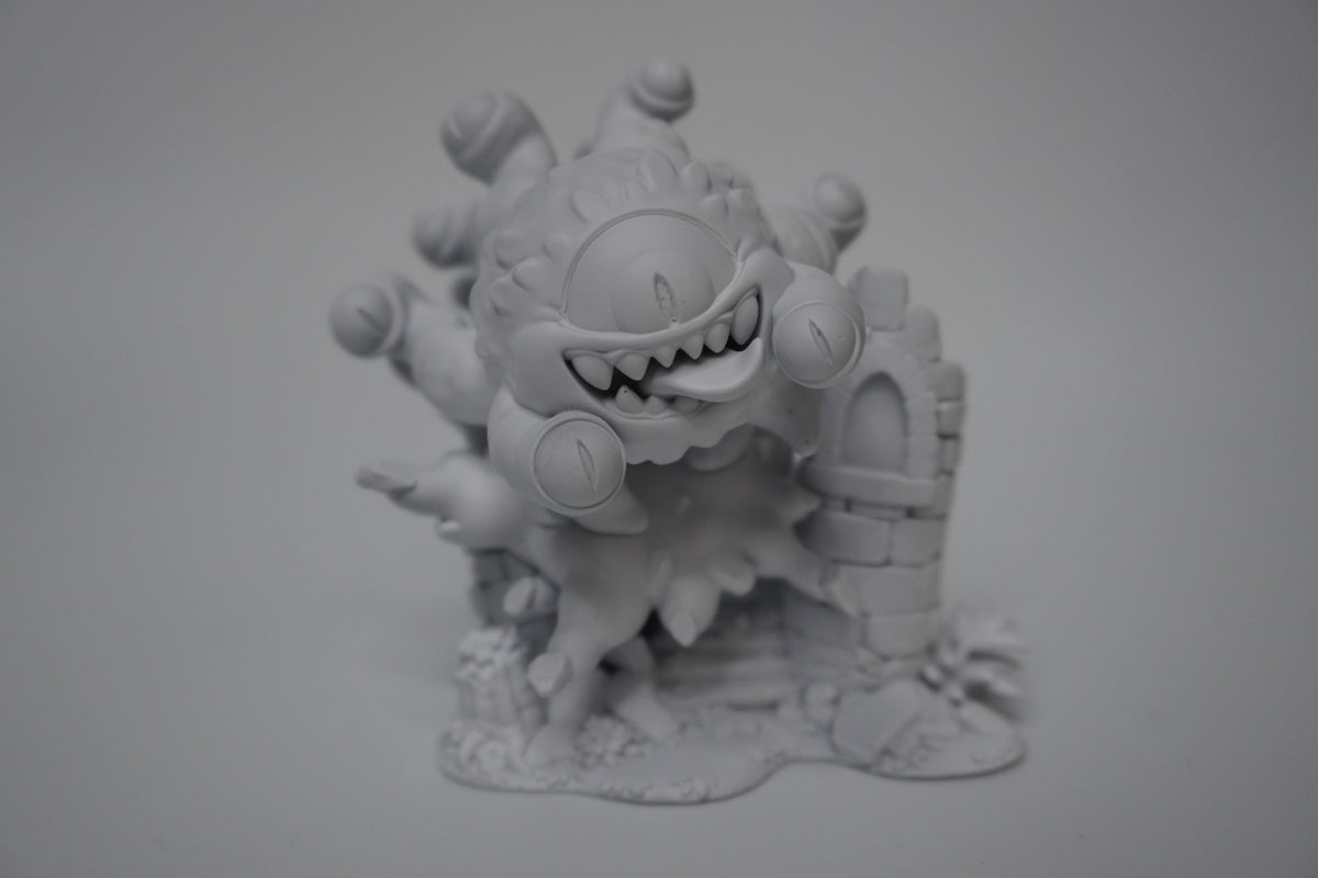 Floating Many-Eyed Aberration - Fantasy Tabletop Roleplaying Game (Gold) | Chibi Modelled by Nomnom Figures - 16k resolution