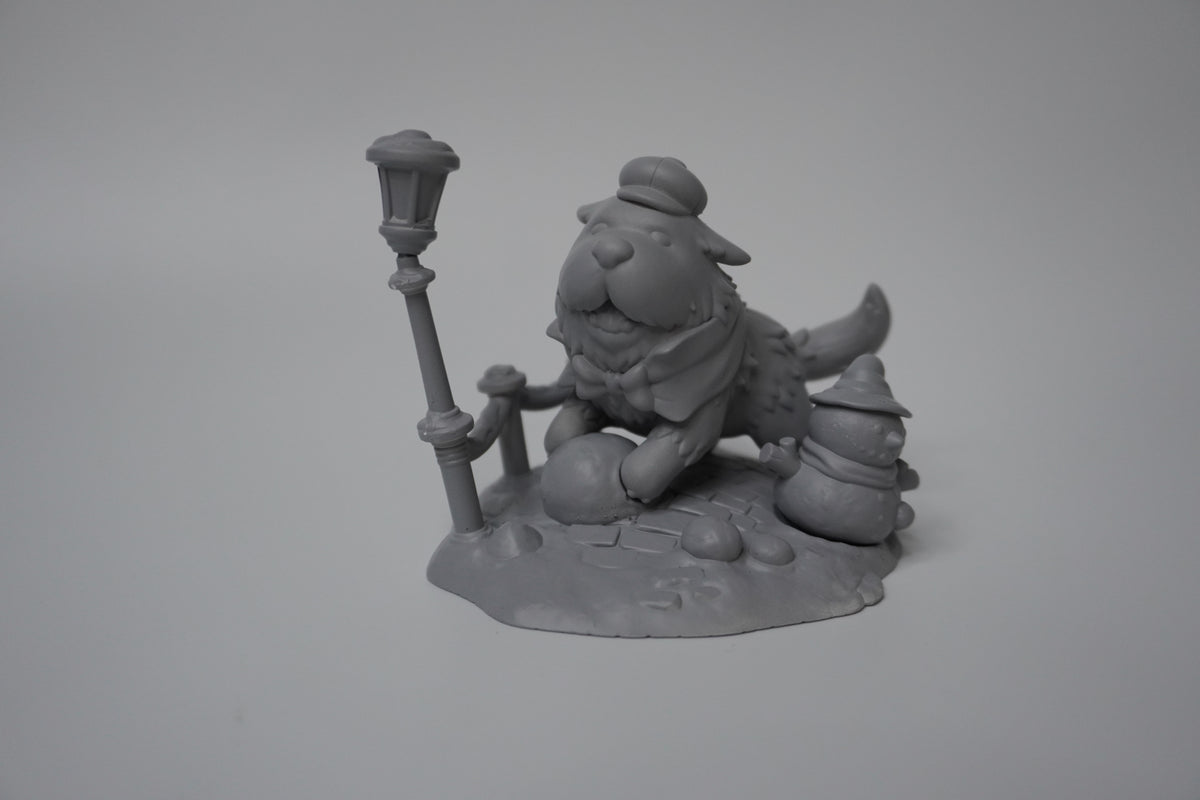 Loyal Family Dog - Espionage-Family Inspired (Gold) | Chibi Modelled by Nomnom Figures - 16k resolution