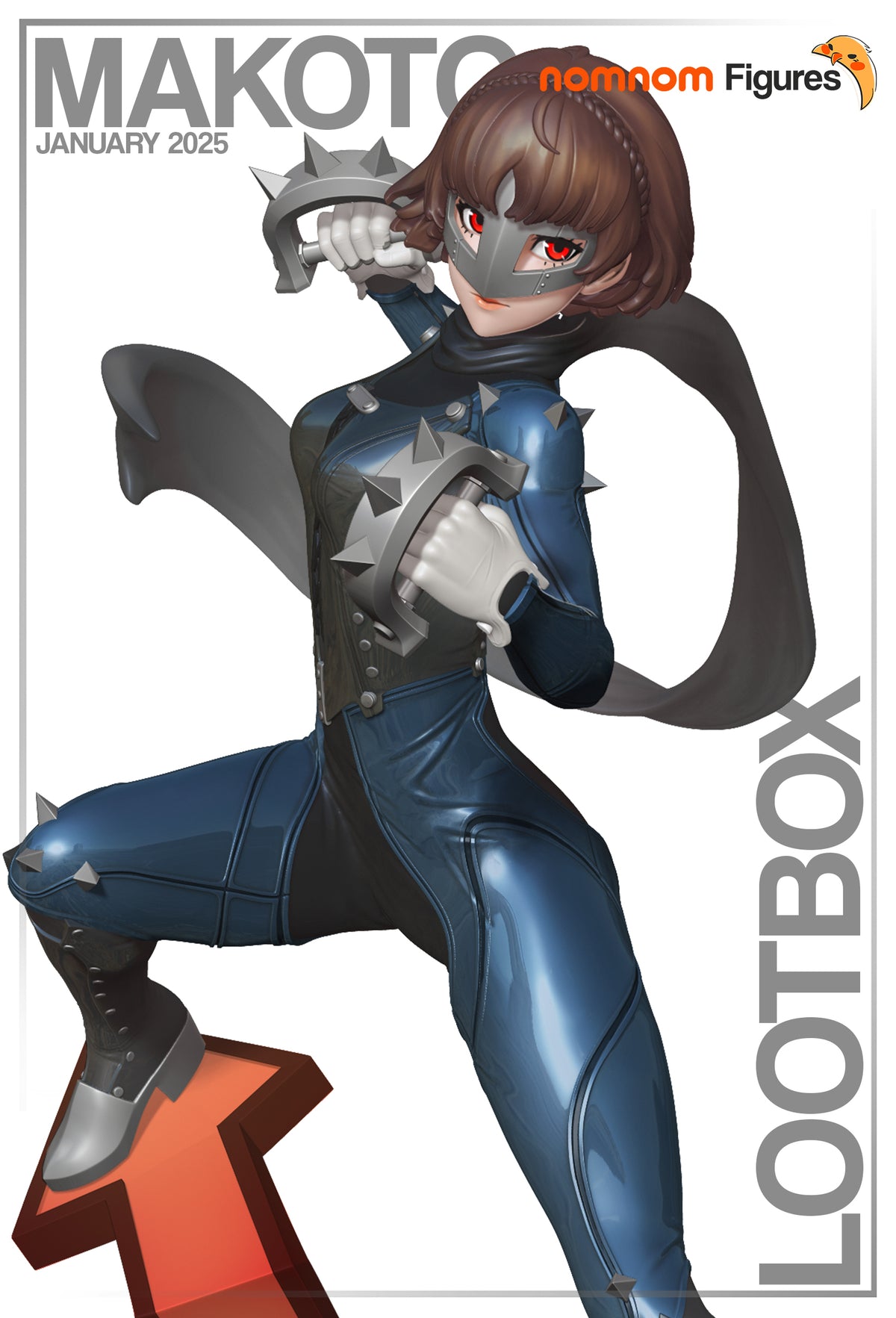 Fully painted sample of Student Council President from Phantom Heist 5 by Nomnom, showing intended final look for display reference.
