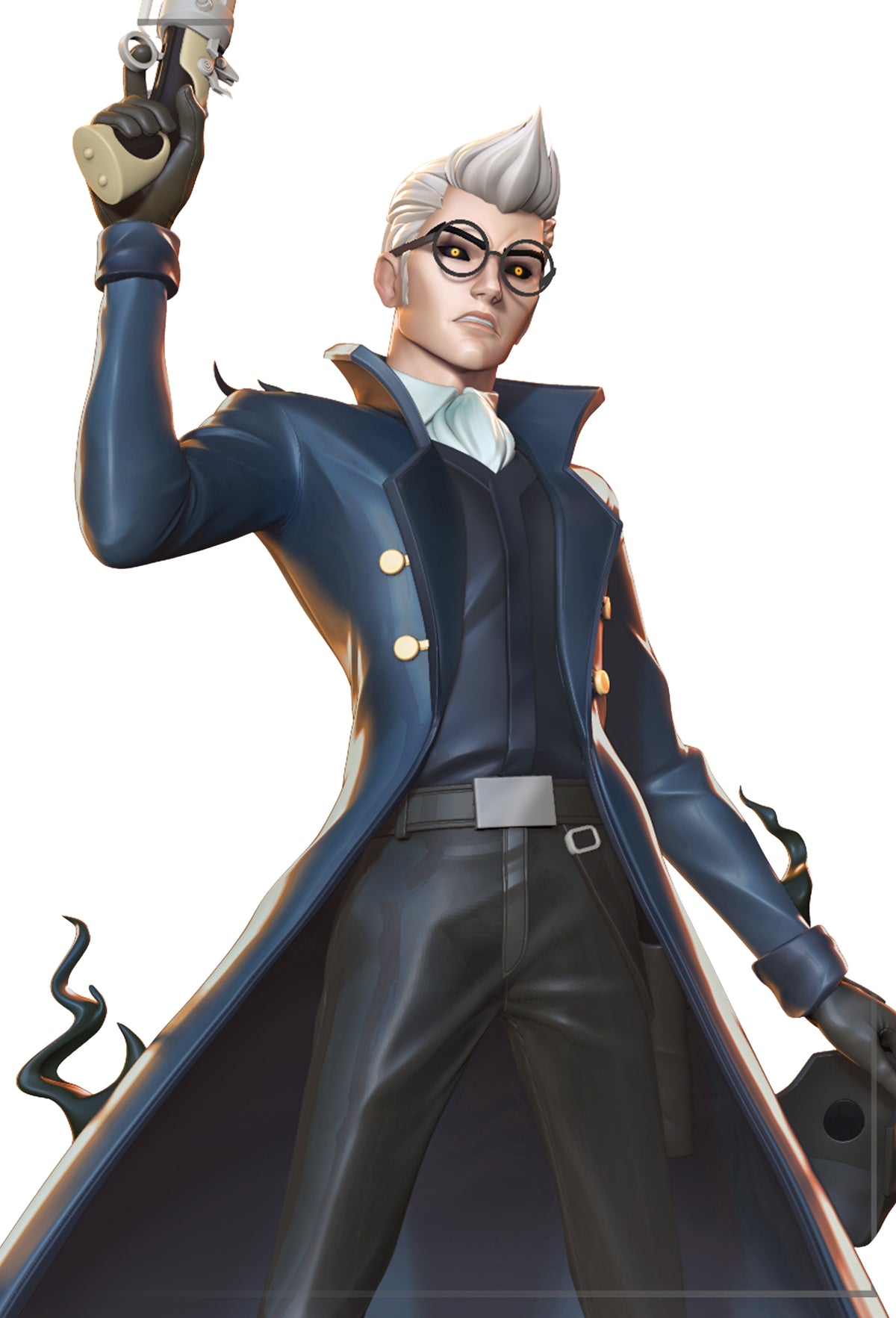 Fully painted sample of Clockwork Gentleman from Vox Machina Legends by Nomnom, showing intended final look for display reference.