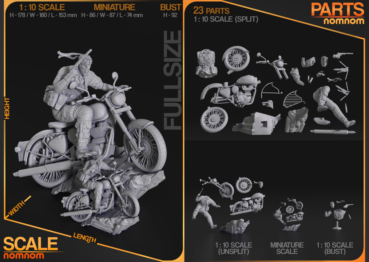 Parts breakdown image showing individual components and assembly layout for Operative Viper figure.