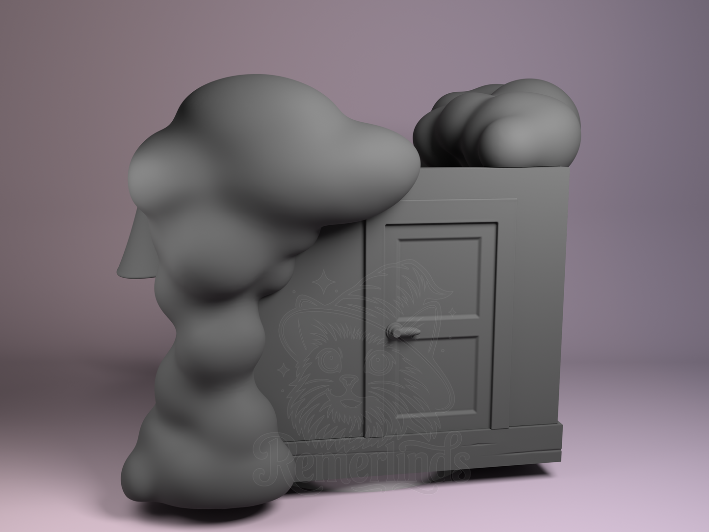 Chibi This Is Fine – Meme (Chibi by Nomnom Figures) – 3D printed resin figure