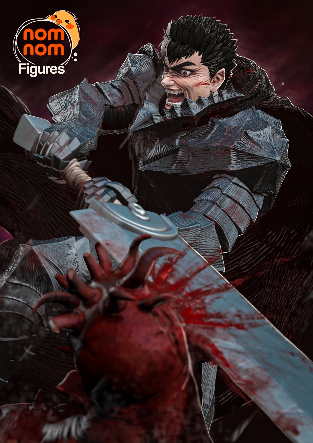Fully painted sample of Grit from Fury Unleashed by Nomnom, showing the intended final look.