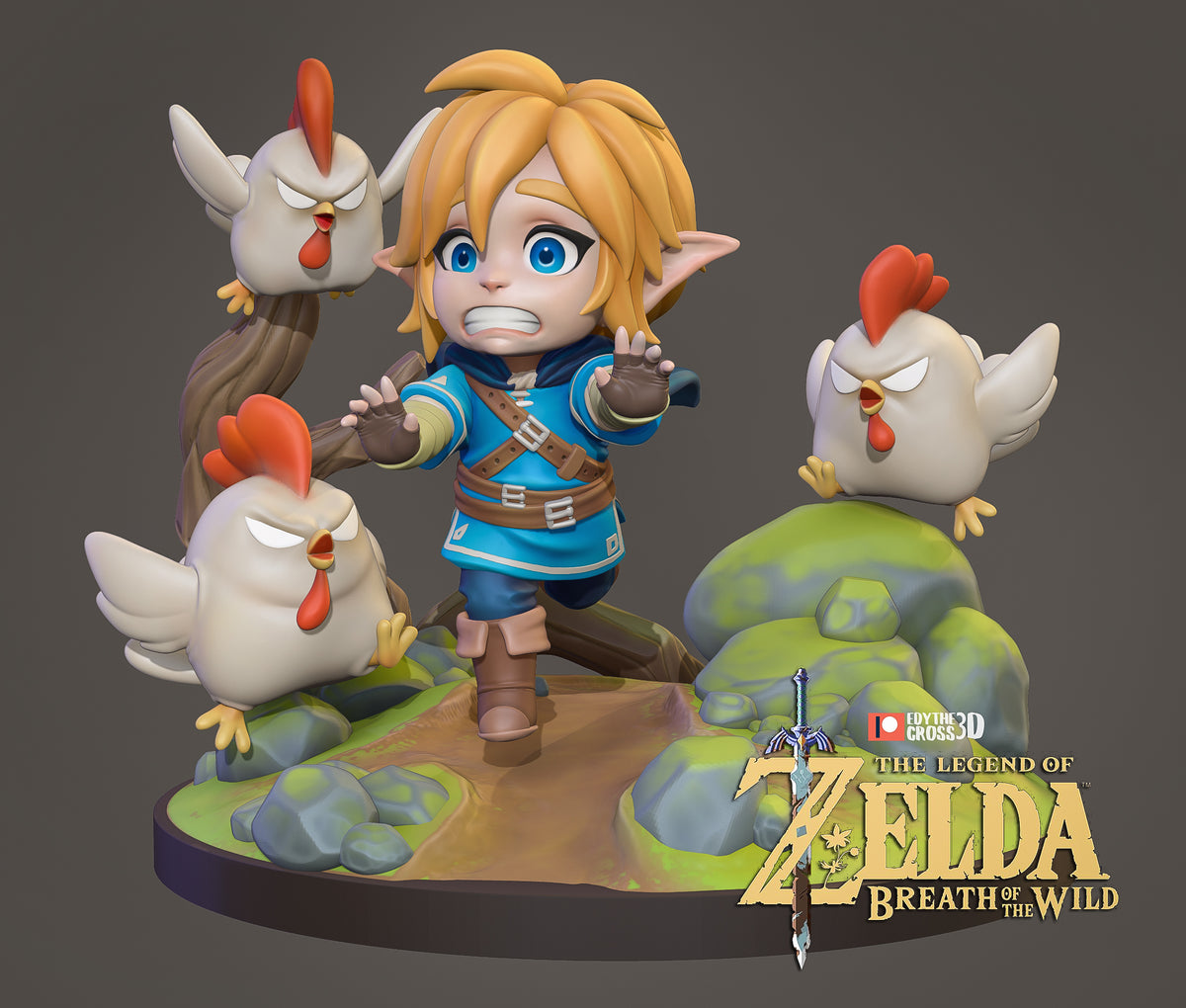 Fully painted sample of Lync from Tales of Daelz by Nomnom, showing intended final look for display reference.