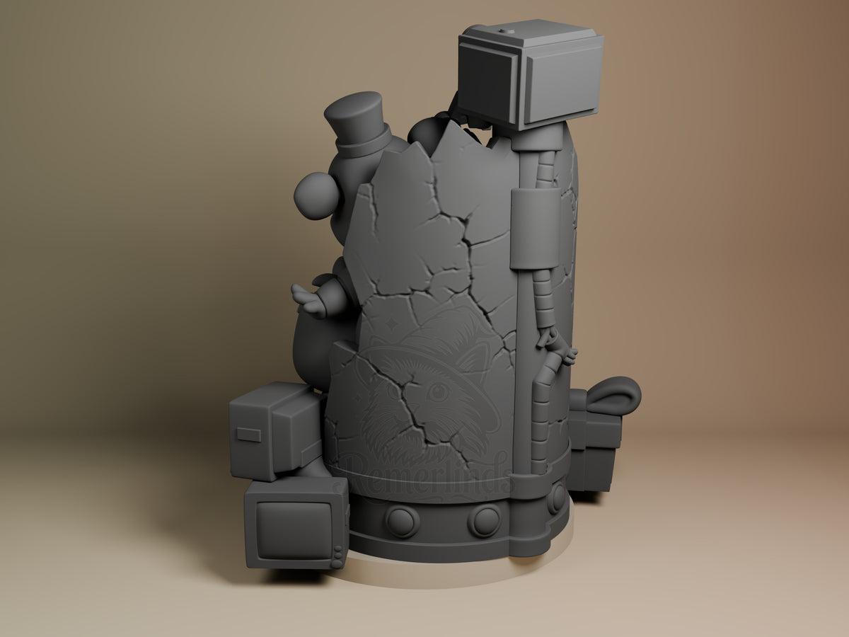 Left side angle showing gesture, weapon, or outfit detail.