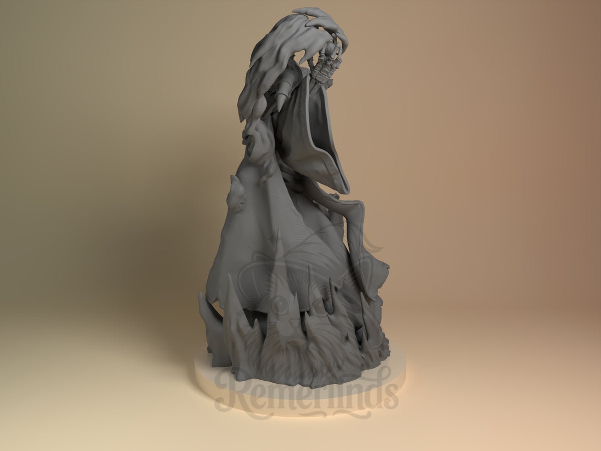 Right side angle highlighting notable pose or armor/prop feature.