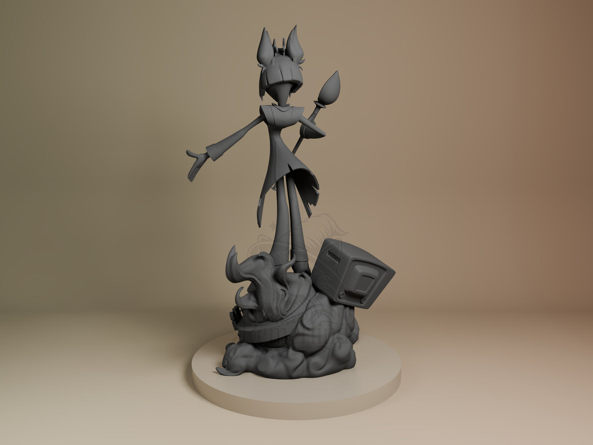 Left side angle showing gesture, weapon, or outfit detail.