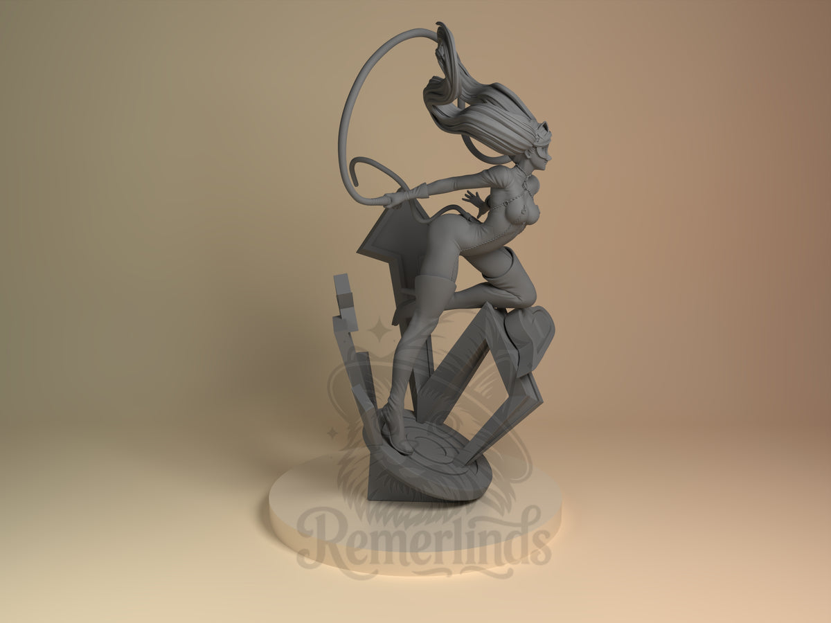 Right side angle highlighting notable pose or armor/prop feature.