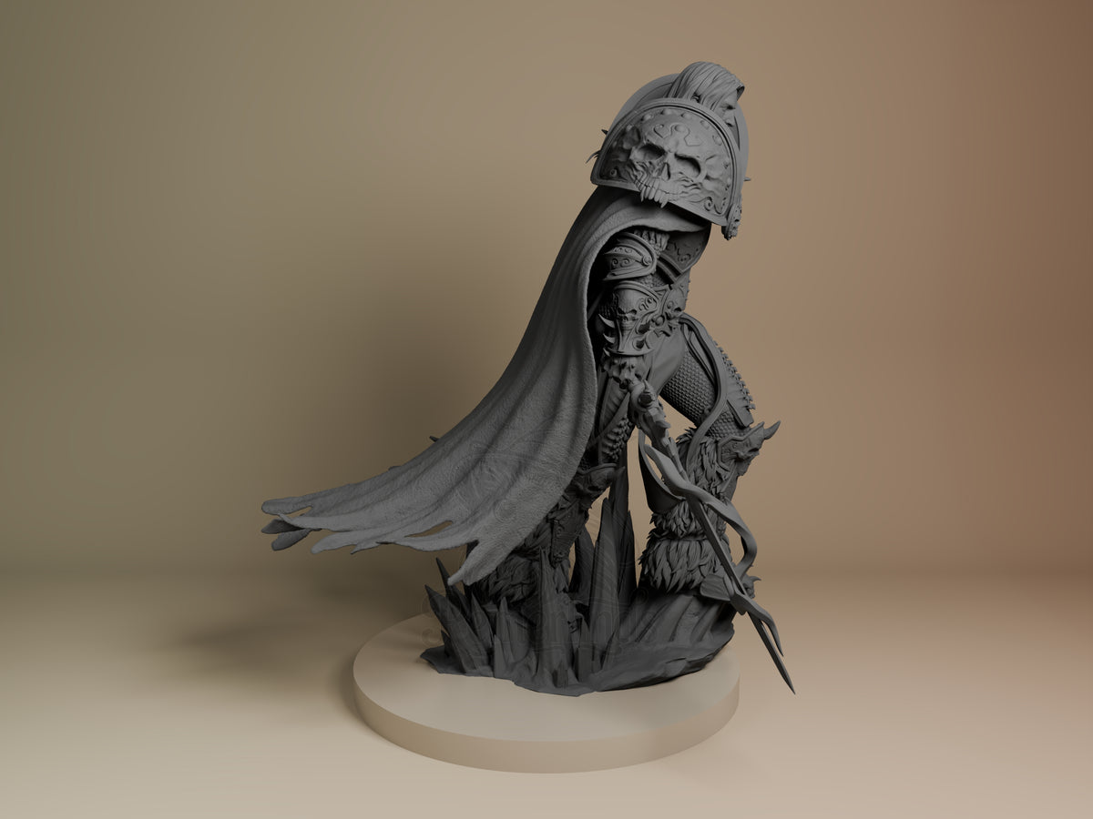 Right side angle highlighting notable pose or armor/prop feature.