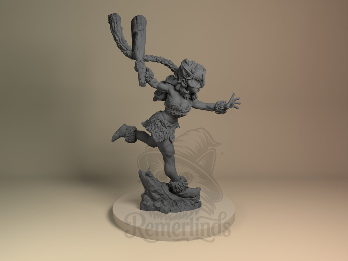 Right side angle highlighting notable pose or armor/prop feature.