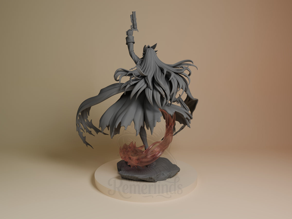Infernal Charger from Cybermon resin figure by Nomnom, left side view.