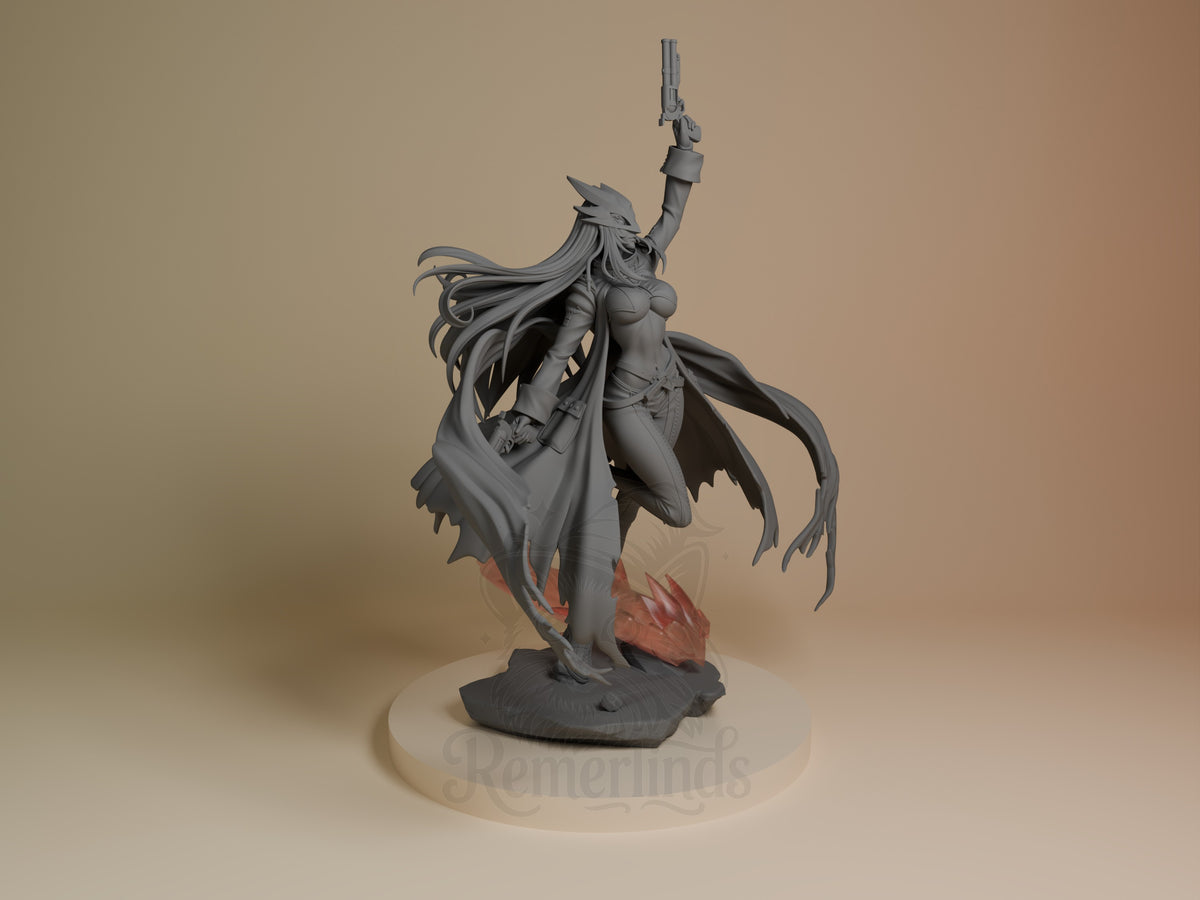 Infernal Charger from Cybermon resin figure by Nomnom, right side view.