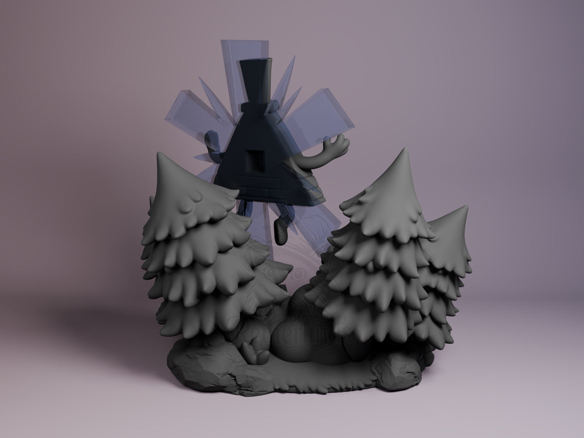 Rear view showing cloak, back armor, or base sculpt detail.