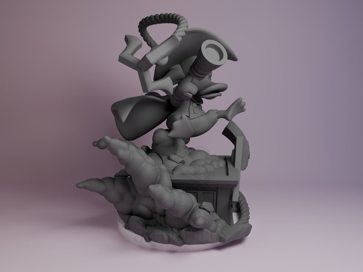 Right side angle highlighting notable pose or armor/prop feature.