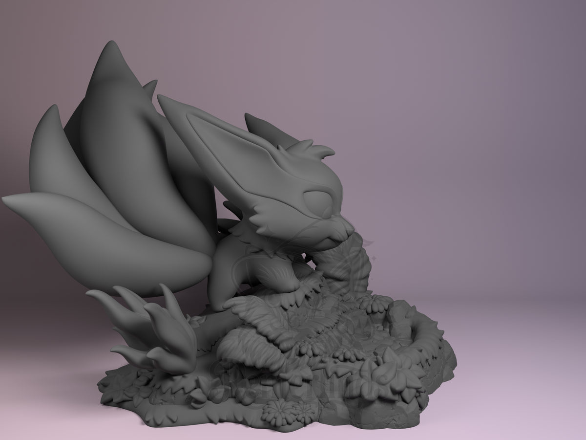 Right side angle highlighting notable pose or armor/prop feature.