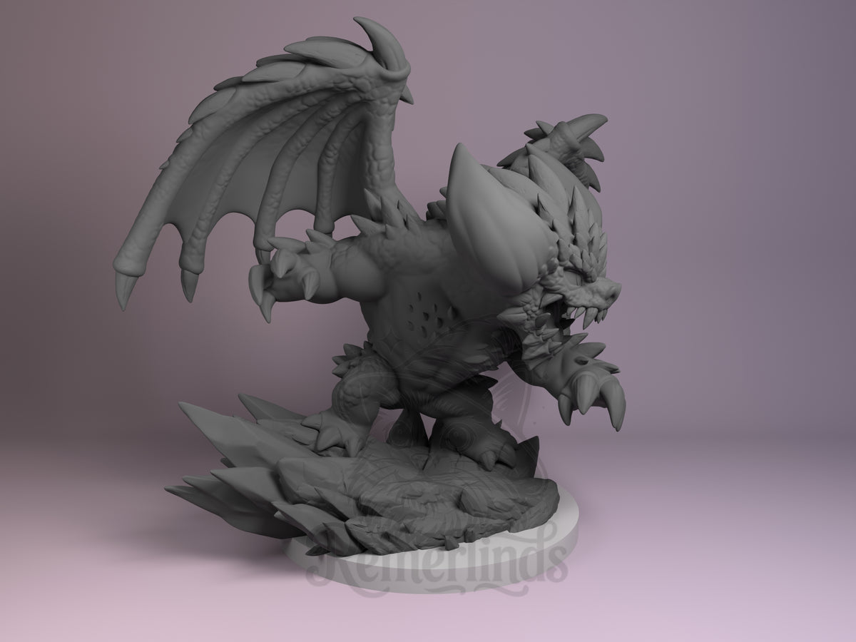 Right side angle highlighting notable pose or armor/prop feature.