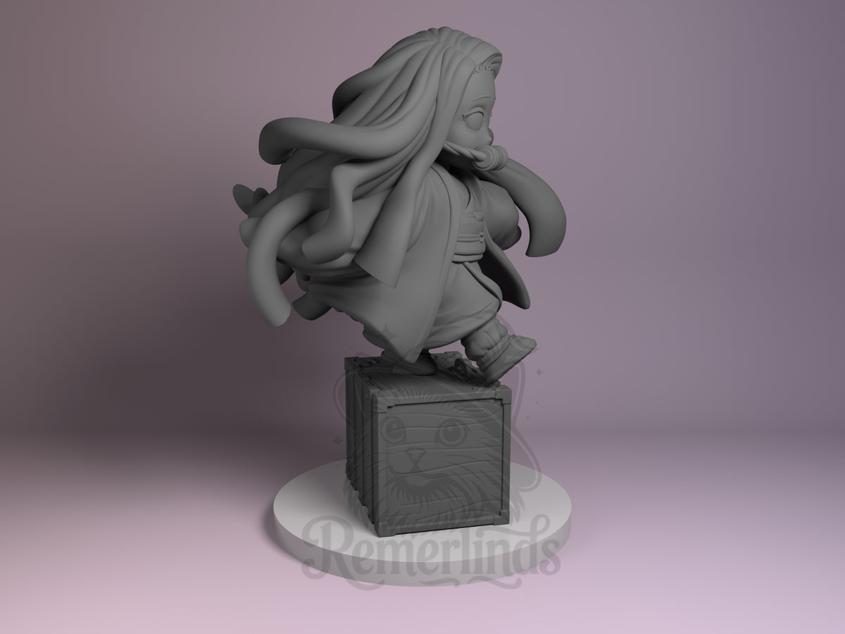 Right side angle highlighting notable pose or armor/prop feature.