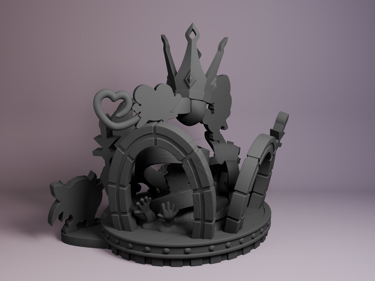 Left side angle showing gesture, weapon, or outfit detail.