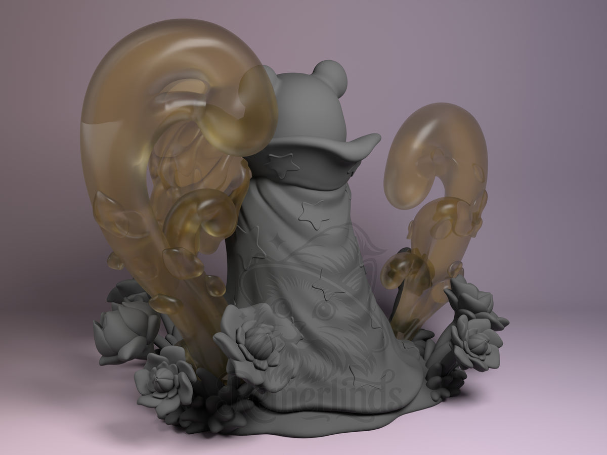 Left side angle showing gesture, weapon, or outfit detail.