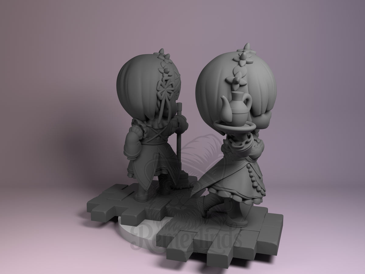 Right side angle highlighting notable pose or armor/prop feature.