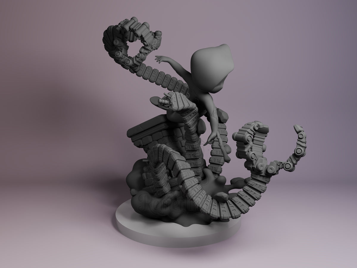 Right side angle highlighting notable pose or armor/prop feature.