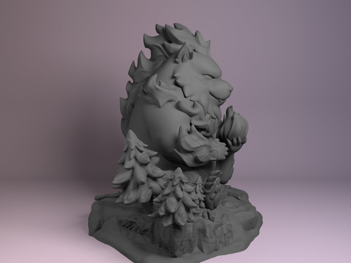 Right side angle highlighting notable pose or armor/prop feature.