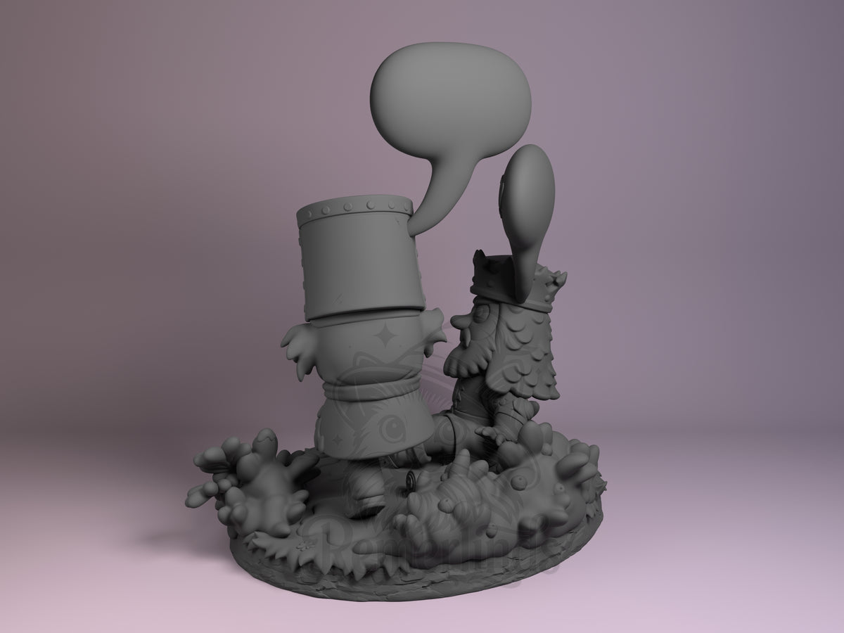 Left side angle showing gesture, weapon, or outfit detail.