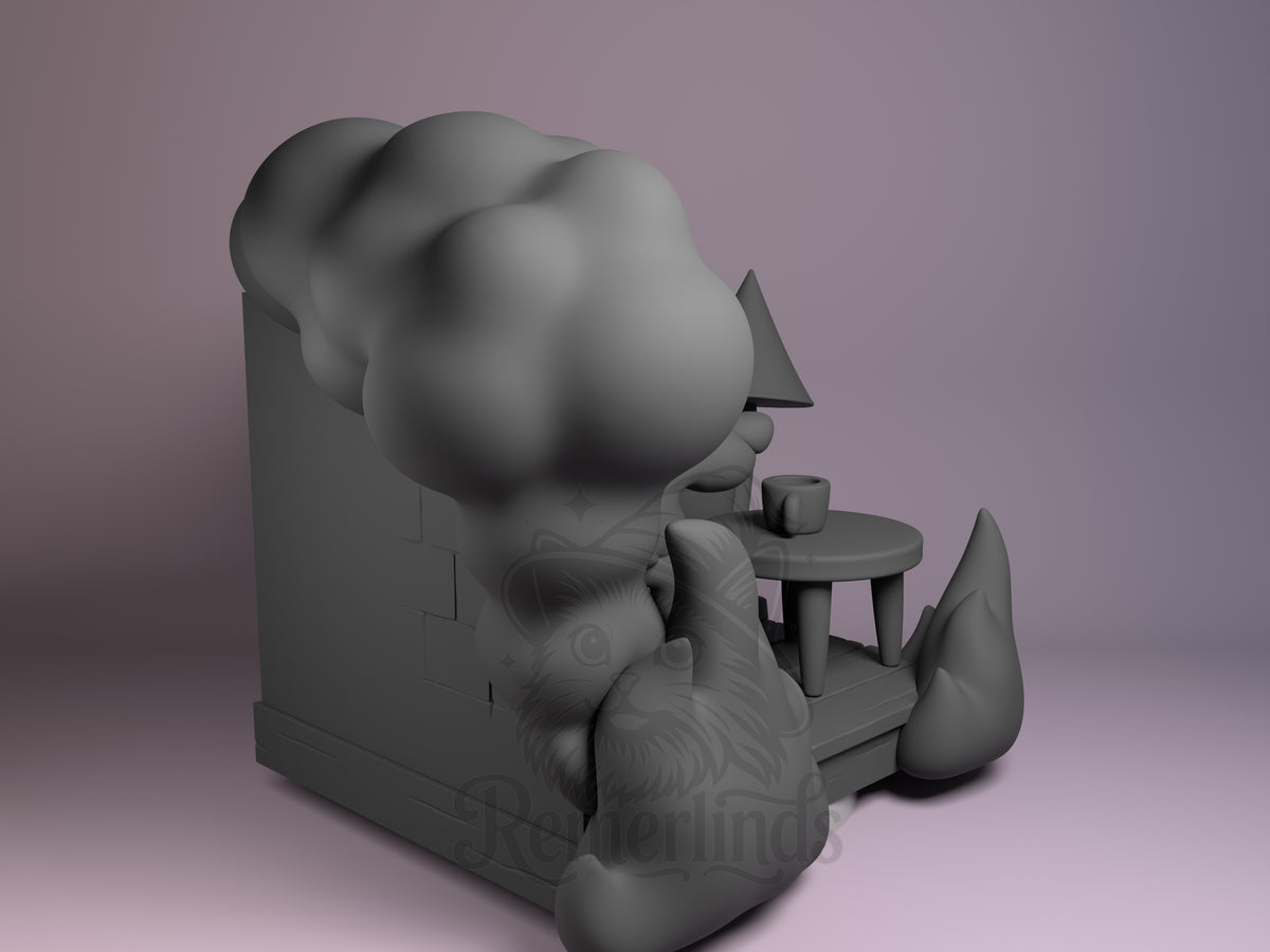 Right side angle highlighting notable pose or armor/prop feature.