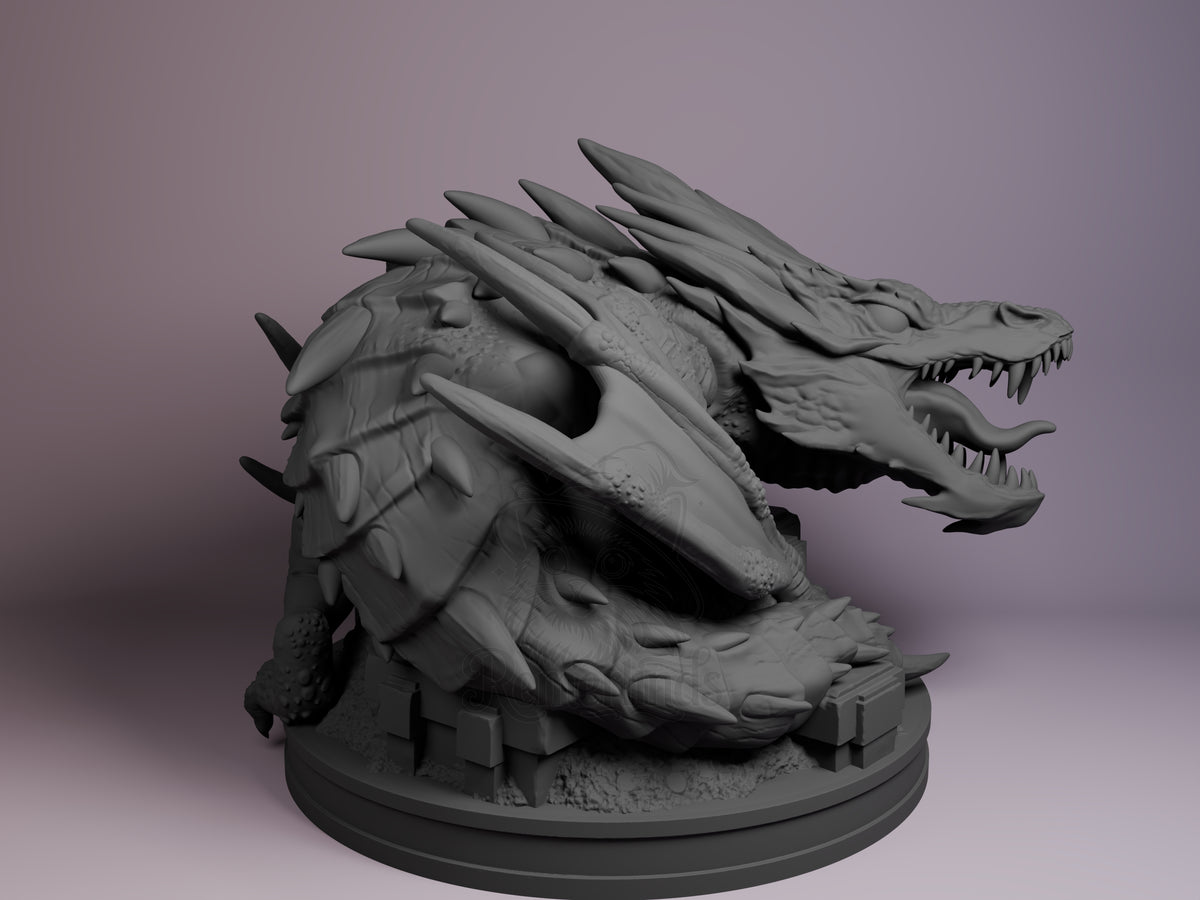 Right side angle highlighting notable pose or armor/prop feature.