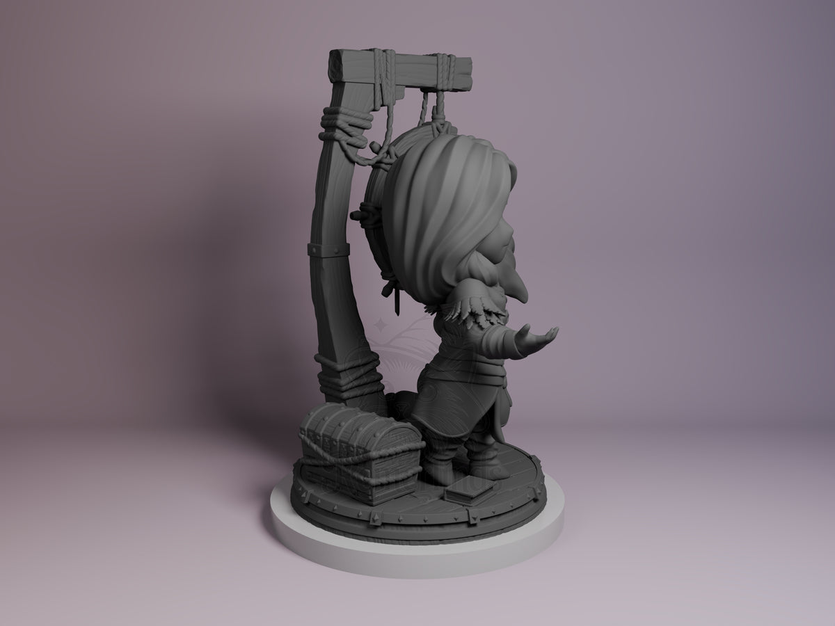 Right side angle highlighting notable pose or armor/prop feature.