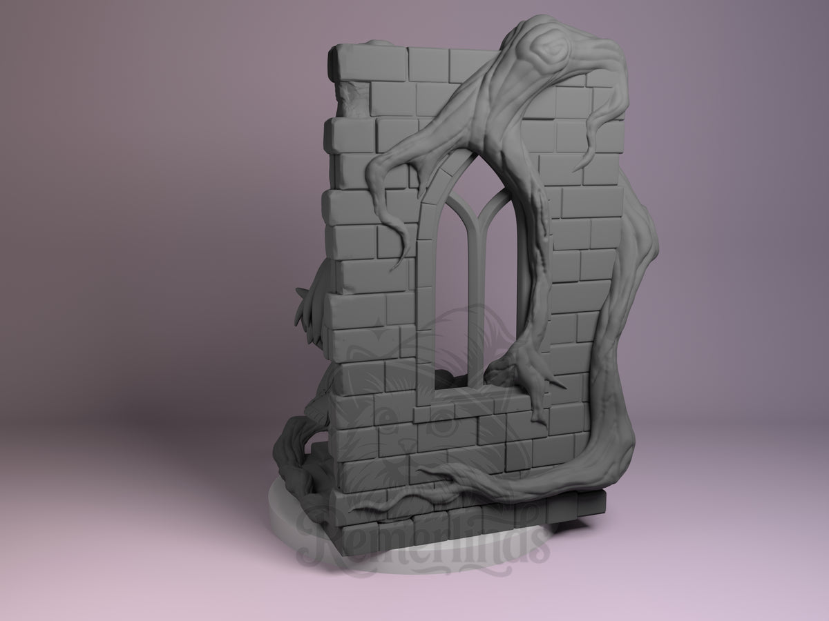 Rear view showing cloak, back armor, or base sculpt detail.