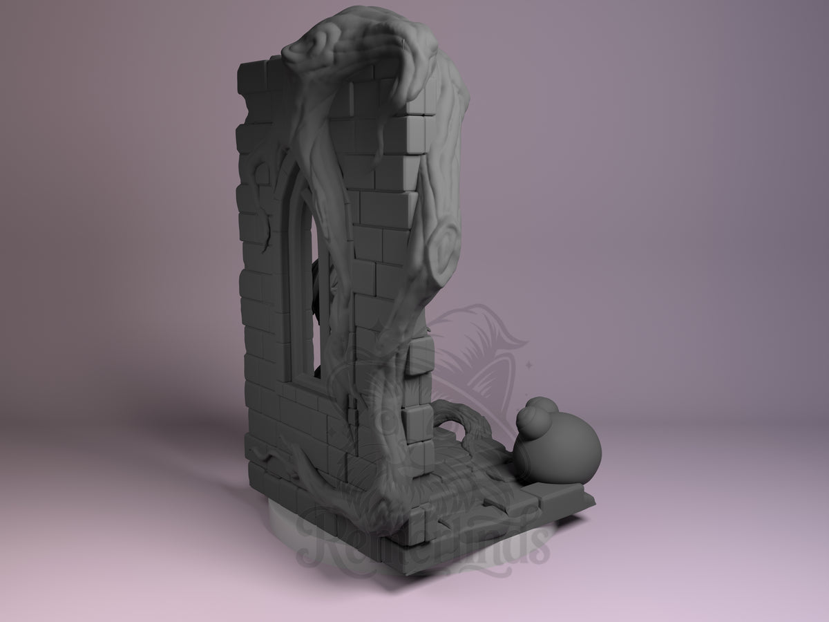 Right side angle highlighting notable pose or armor/prop feature.