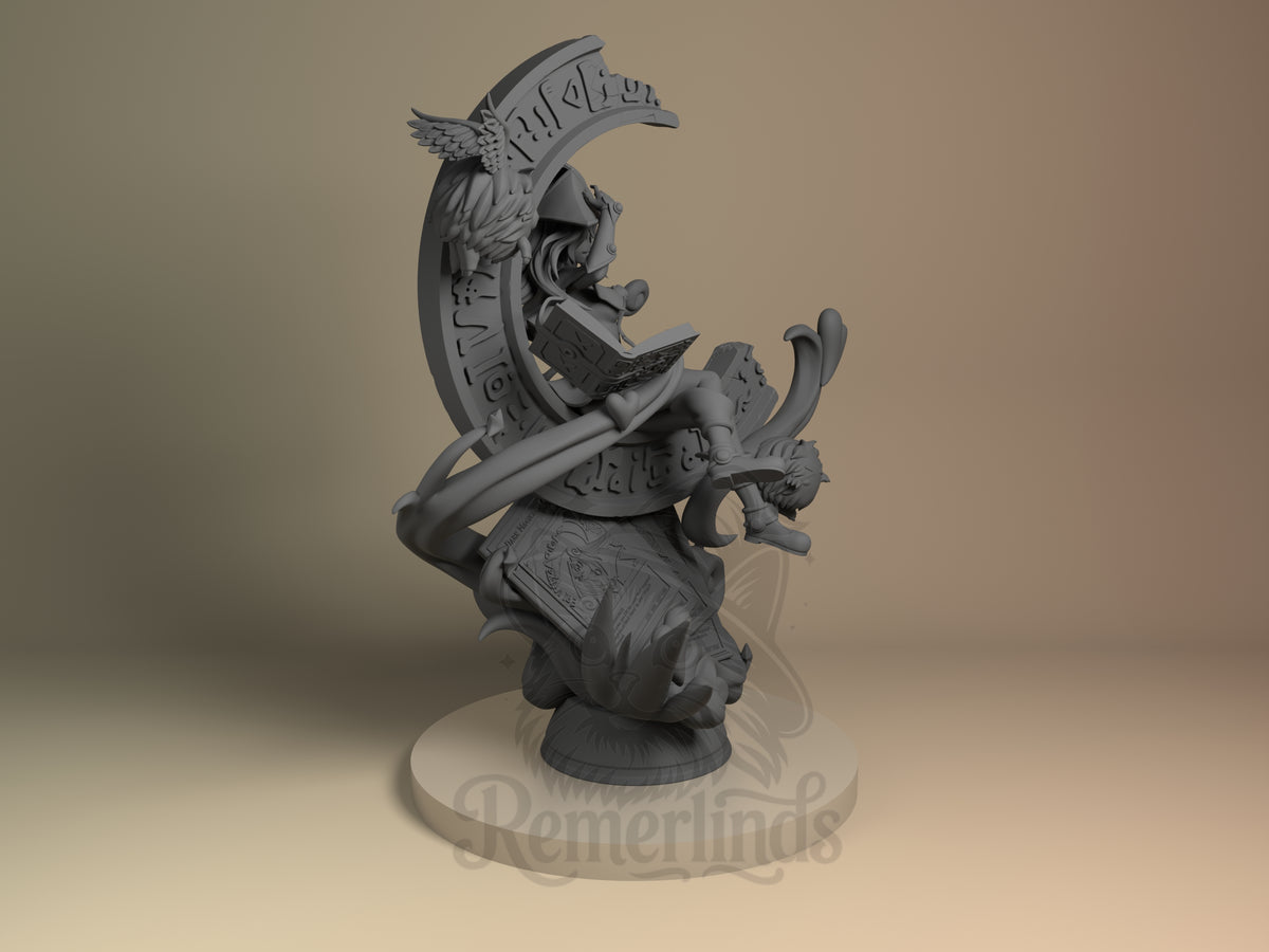 Right side angle highlighting notable pose or armor/prop feature.