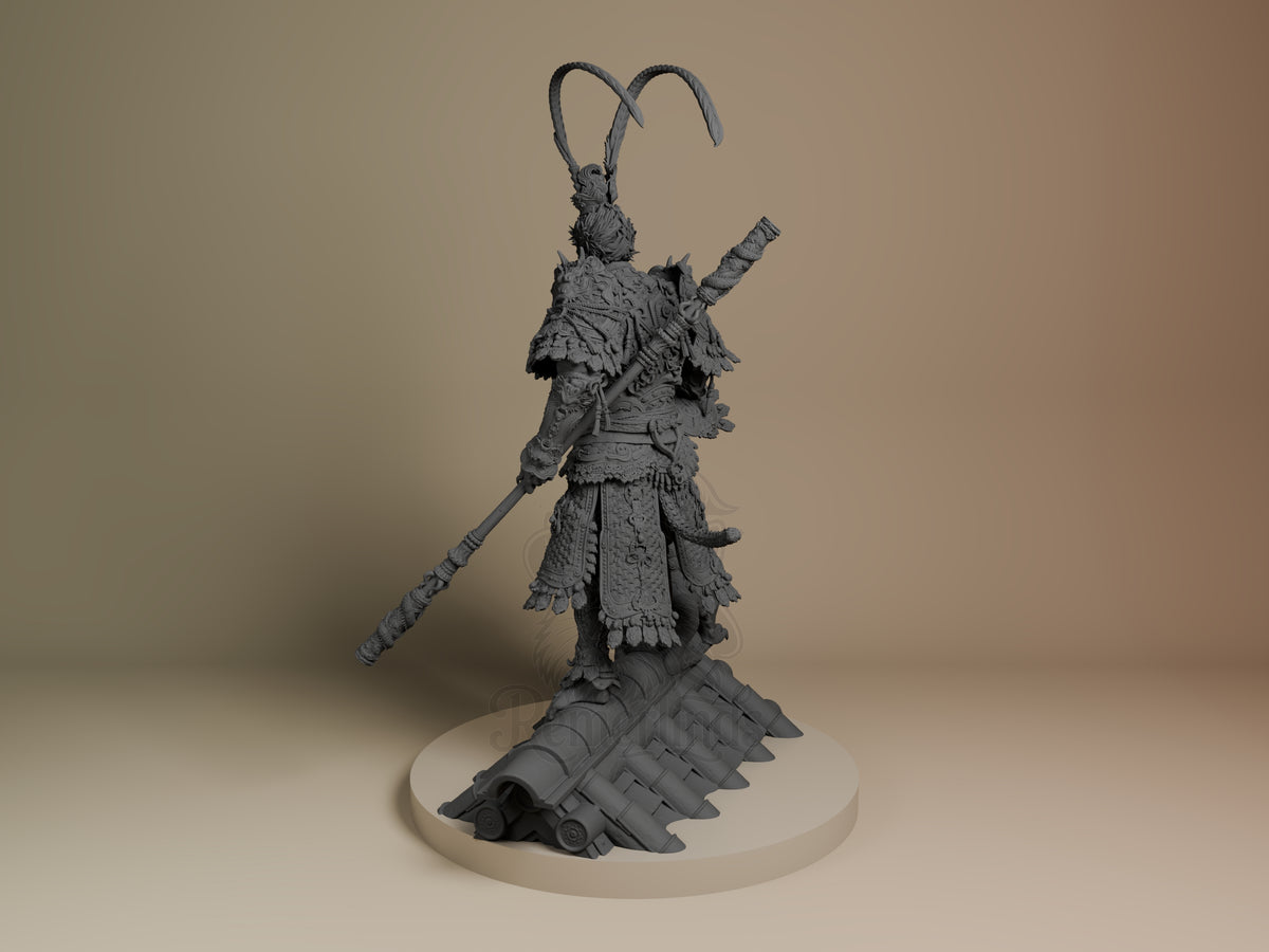 Left side angle showing gesture, weapon, or outfit detail.