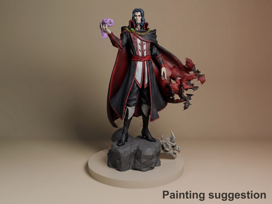 Blood Sovereign Fortressmania 3D printed resin figure by Nomnom, colored view.