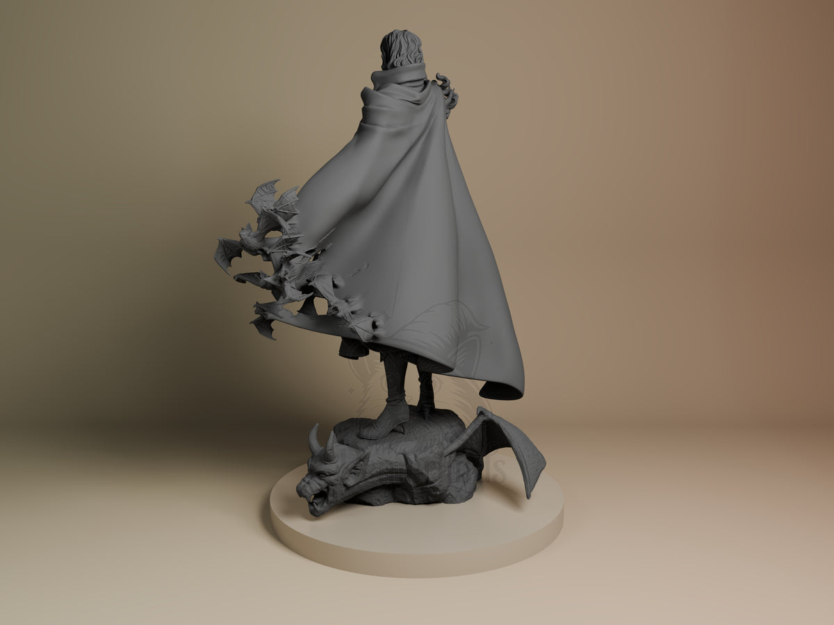 Left side angle showing gesture, weapon, or outfit detail.