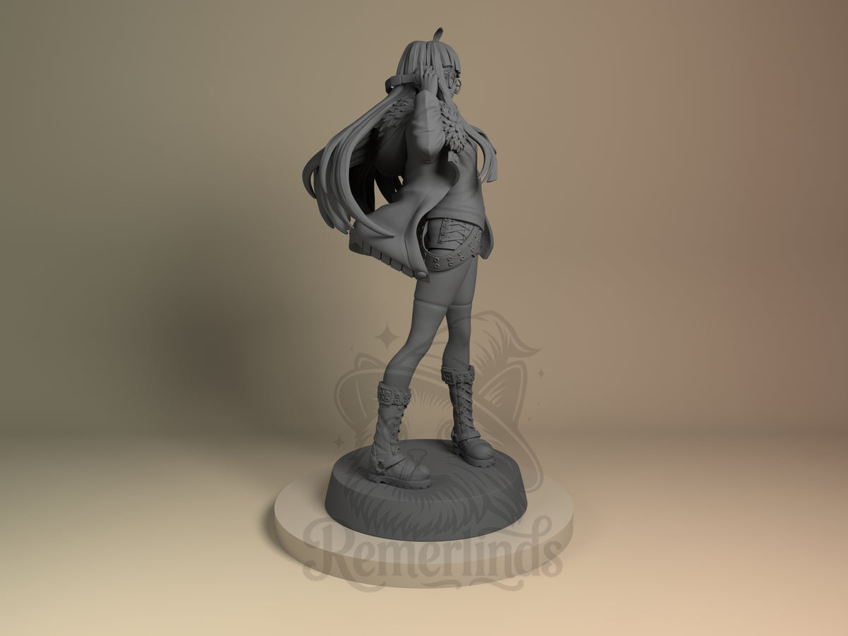 Right side angle highlighting notable pose or armor/prop feature.