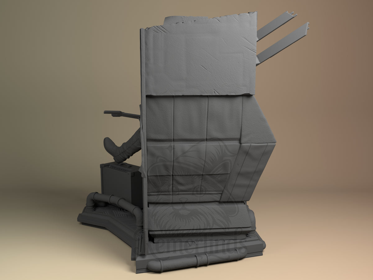 Left side angle showing gesture, weapon, or outfit detail.