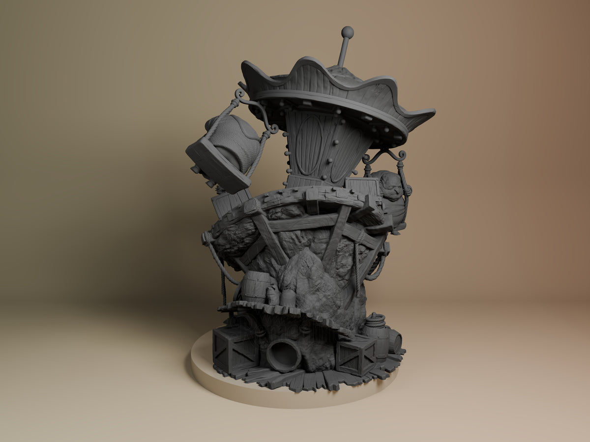 Left side angle showing gesture, weapon, or outfit detail.