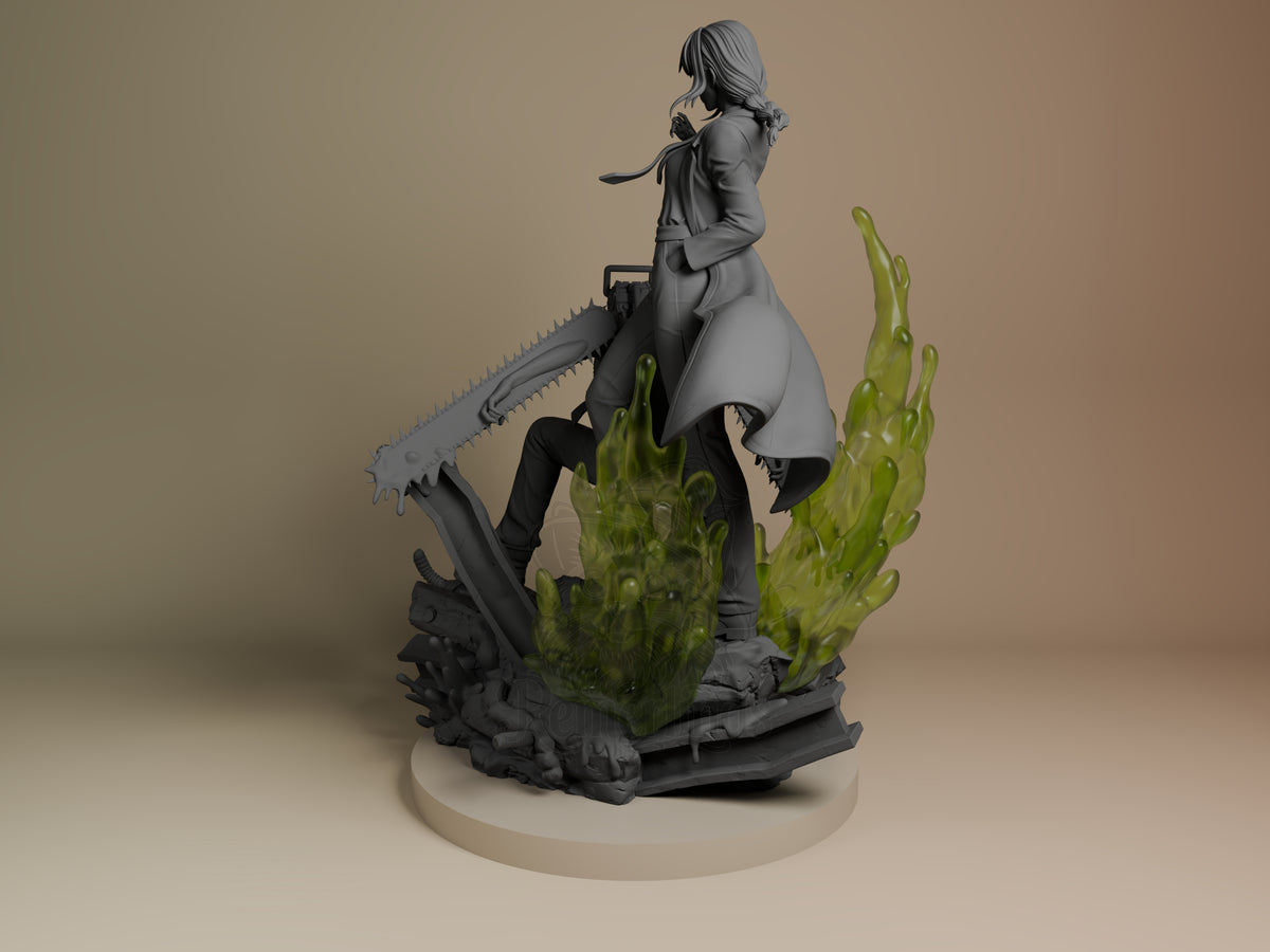 Left side angle showing gesture, weapon, or outfit detail.