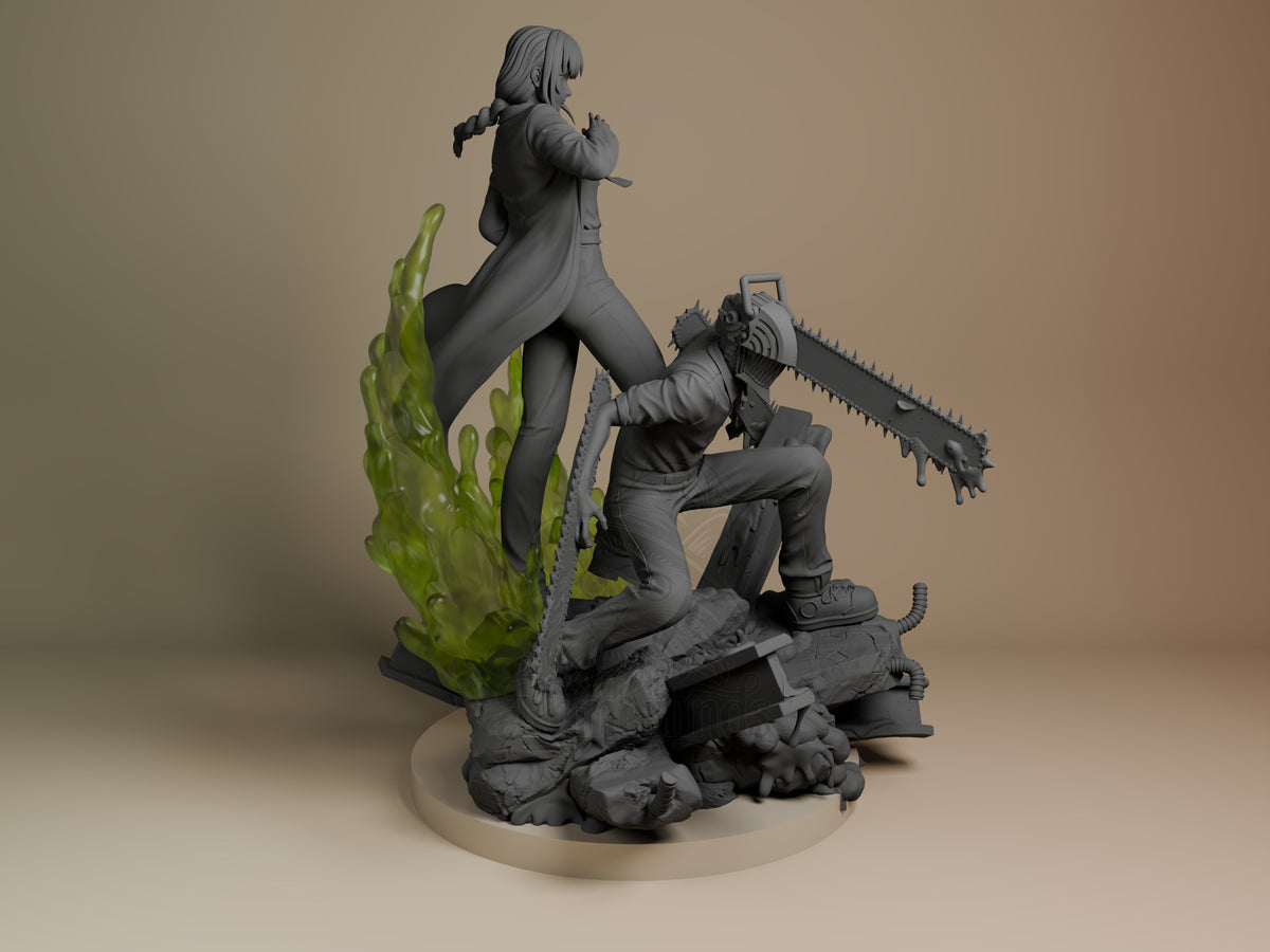 Right side angle highlighting notable pose or armor/prop feature.
